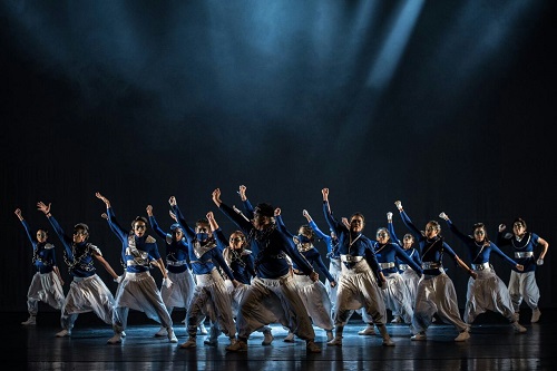 Dancing on stage during Emblazon performance